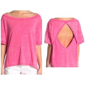 We The Free Viola Open Back Tee Size Medium